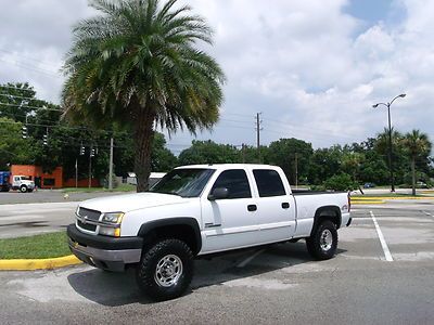 Chevy 2500 hd crew cab 4wd 4x4 lt 6.6 duramax allison transmission florida truck