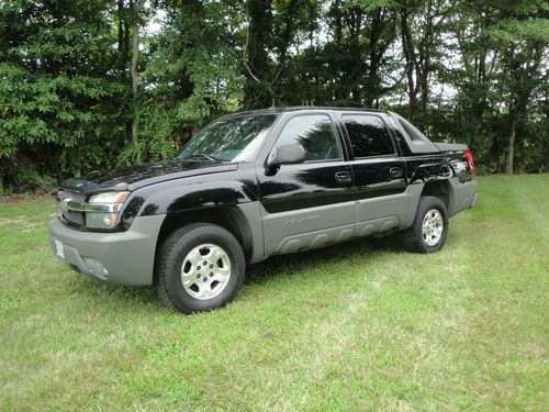 2002 chevrolet avalanche 1500 z71 crew cab pickup 4-door 5.3l