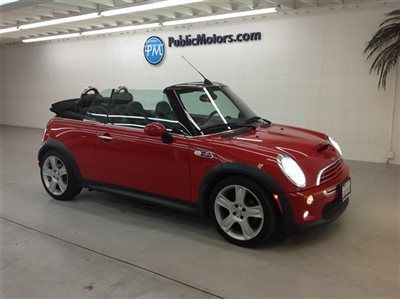 Mini cooper "s" supercharged convertible auto fully loaded all power lowmiles