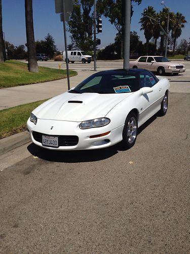 2001 ss camaro 31,350 miles auto 1 owner very nice . black leather,slp wheels