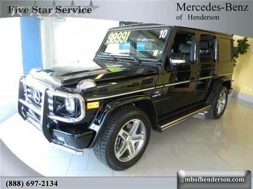 2010 mercedes-benz g55 amg sport utility 4d