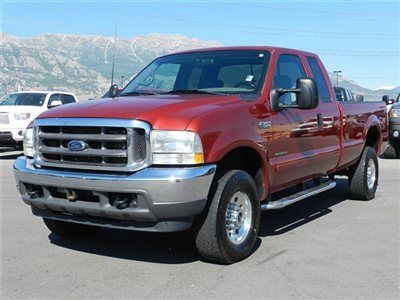Super cab xlt lariat 4x4 7.3 powerstroke diesel longbed truck clean auto