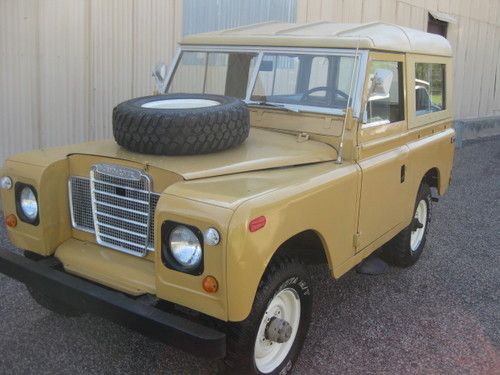 1973 land rover series 3,  aluminum body, 4x4, off road, desert rally, safari