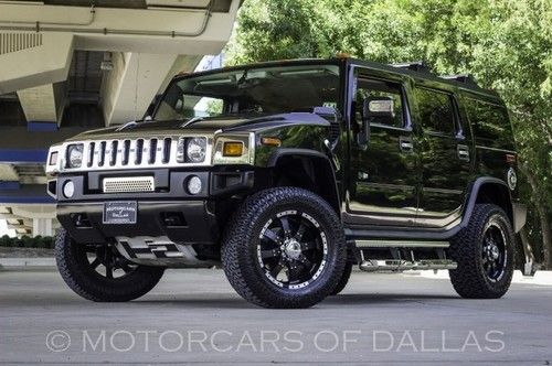 2007 hummer h2 4x4 sat. radio navigation sunroof in dash  cd changer