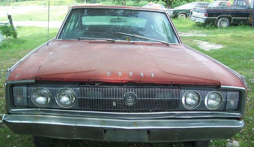 1967 Dodge Charger 383 2 Door Hard Top Barn Find, image 2