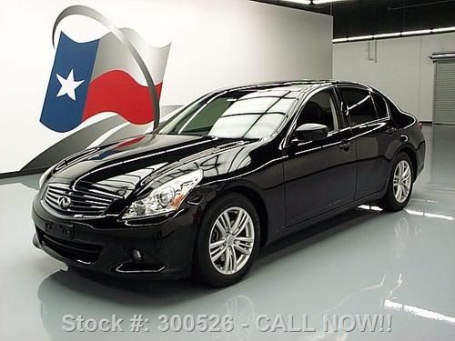 2011 infiniti g 37 sunroof nav rear cam htd leather 44k texas direct auto