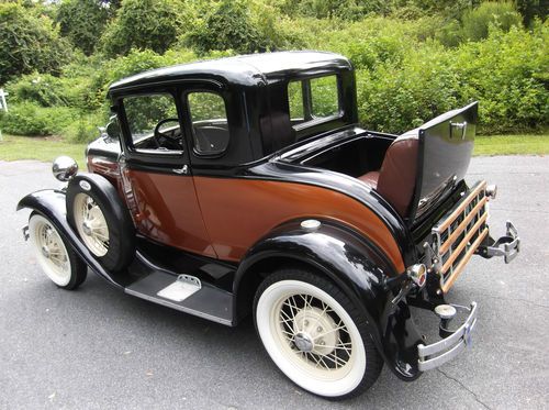 1930 Original Model A Coupe with Rumble seat all steel Saturday night show car!, image 13
