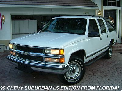 1999 chevrolet suburban ls 2500 from florida! one owner since new and like new!