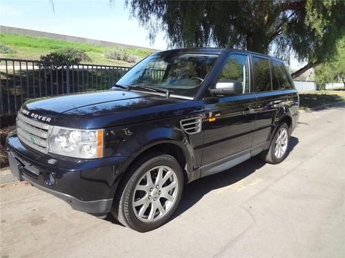 2007 land range rover sport hse 1 owner warranty 39kmile blue garaged no reserve