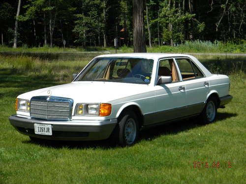 1985 mercedes-benz 380se-96,000 original miles-2 owners from new-really nice!