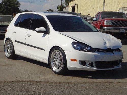 2012 volkswagen golf damadge repairable rebuilder only 7k miles runs!!