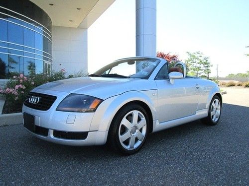 2002 audi tt convertible 225hp quattro rare baseball interior low miles