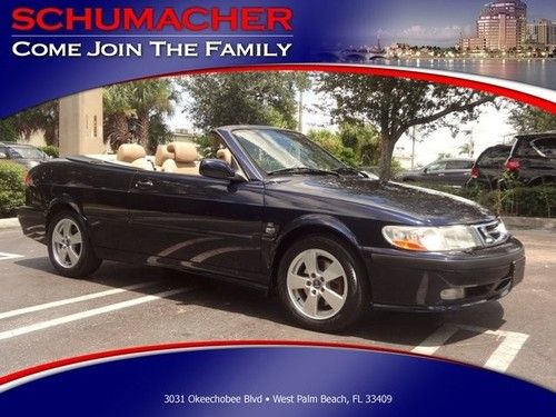 2003 saab 9.3 se convertible automatic leather turbo