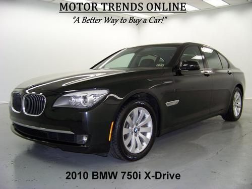 Awd xdrive navigation sunroof htd seats rear sunshades 2010 bmw 750i 29k