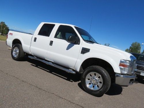 2008 ford f-250 crew cab xlt 4x4 v10 gas no salt history non smoker runs great