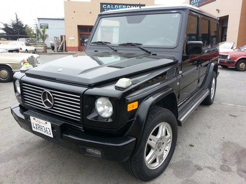 2002 mercedes-benz g500 base sport utility 4-door 5.0l
