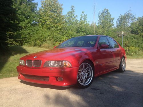 2000 bmw m5 base sedan 4-door **dinan** awesome red/black interior