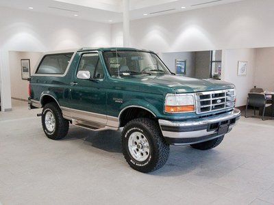 1996 big bronco eddie bauer 4x4 5 pass.** v8** new tires  console