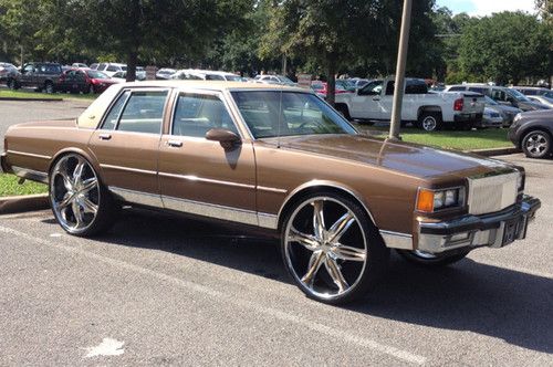 1986 chevrolet caprice classic brougham sedan 4-door 5.0l