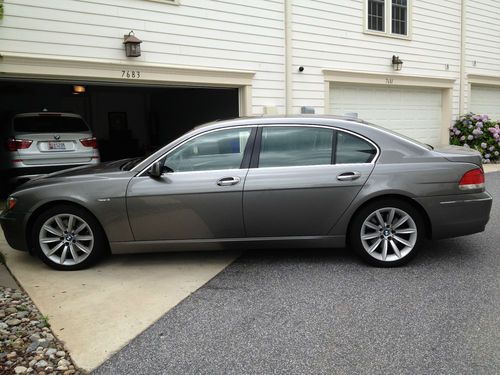 2007 750li bmw74,000 mi  excellant cond. everything bmw put on a car grey/grey