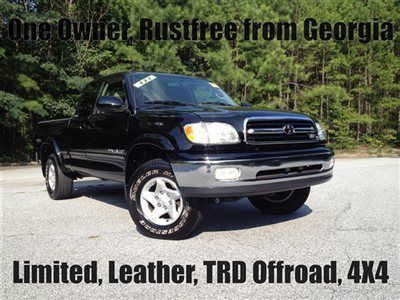 No reserve one owner from georgia limited leather trd offroad 4x4  4.7l v8 auto