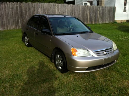 2001 honda civic manual good mileage