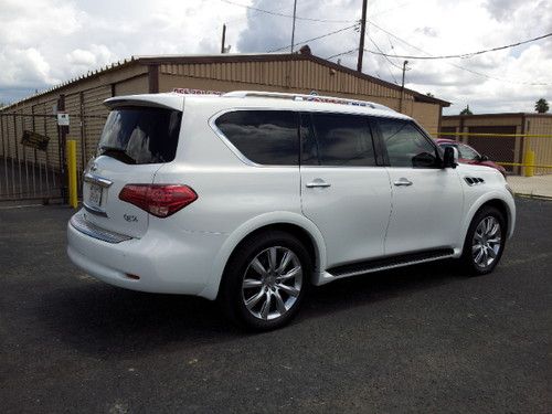 2012 Infinty Qx-56 QX56 7-passenger THEATER PKG  One owner No Reserve, image 2