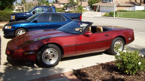 1987 chevrolet corvette base convertible 2-door 5.7l