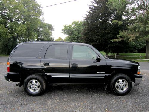 No reserve 2000 chevrolet tahoe lt sport utility 4-door 5.3l 3rd row seating 4wd