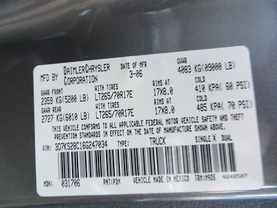 06 RAM 2500 (BIG-HORN) 6-SPEED-MANUAL CUMMINS H.O 4X4 CARFAX 1-OWNER SWB TX !!!!, US $18,995.00, image 32