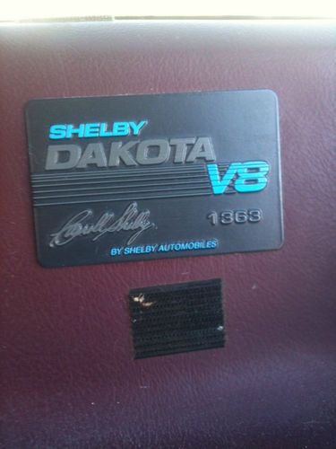 1989 dodge shelby dakota