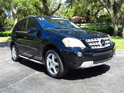 2011 mercedes benz ml550 28k miles p02 keyless go rear camera hitch blind spot