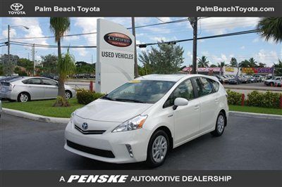 2012 toyota prius v pkg 3 navigation certified fl