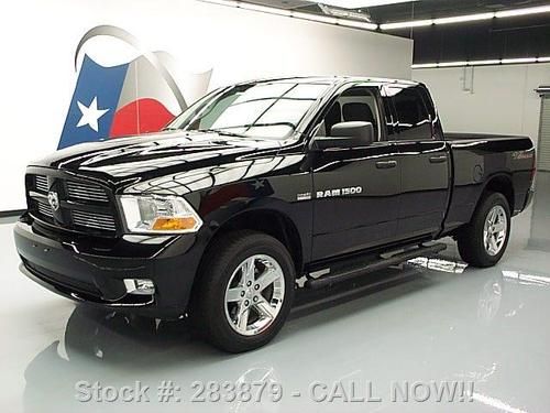 2012 dodge ram 4x4 offroad quad hemi 6-pass 20's 23k mi texas direct auto