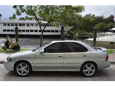 2002 nissan sentra se-r spec v, sunroof, premium sound, low miles, 6 spd manual