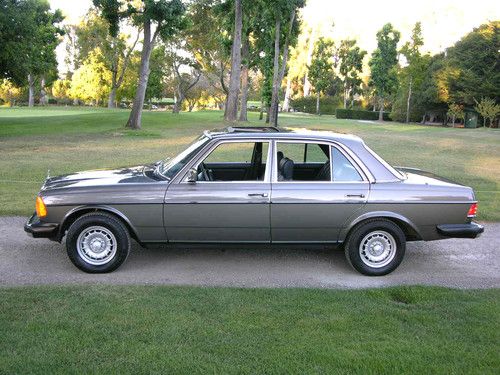 1985 mercedes-benz 300d - anthracite/blk leather, 86k mi, ca car, show quality