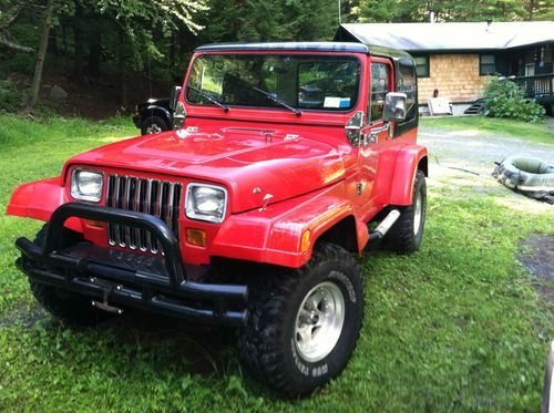 1989 jeep wrangler base sport utility 2-door 4.2l, 5 spd manual