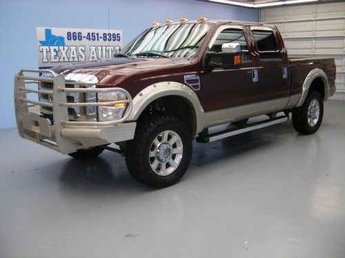 We finance!!!  2009 ford f-250 king ranch 4x4 diesel roof nav leather texas auto