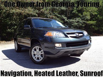 One owner from georgia touring heated leather sunroof awd third row 3.5l v6 auto