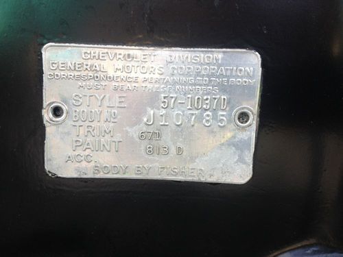 1957 chevrolet belair 2 door hard top no post, image 5