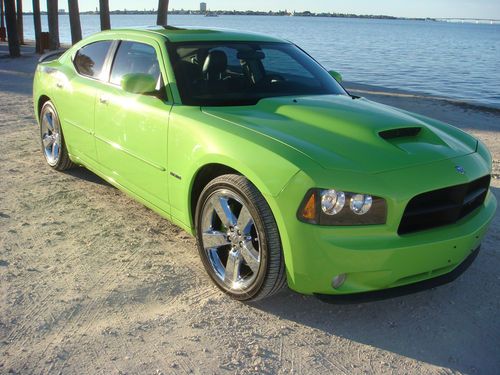 2007 dodge charger r/t hemi daytona sub lime green 42k miles florida car no rust