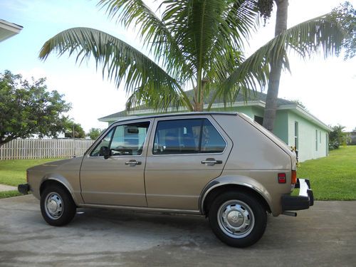 1981 volkswagen rabbit diesel 4 door sedan