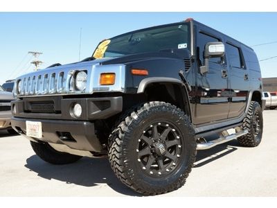 2006 hummer h2 4dr wgn 4x4 automatic heated leather seats bose sound system tx