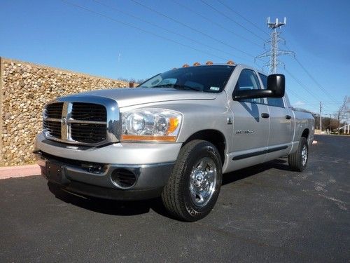 06 ram 3500 srw slt megacab cummins loaded xnice diesel tx!