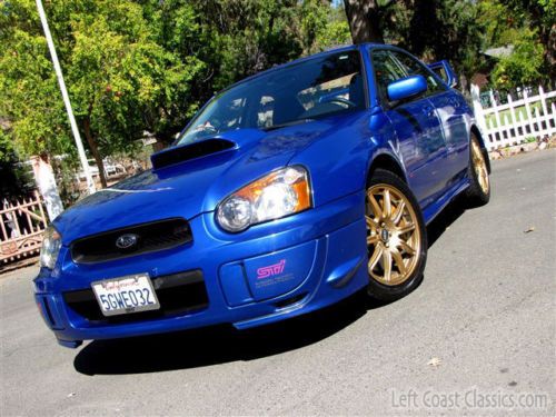 2004 subaru impreza wrx sti  six speed manual 1-owner, low mile california car