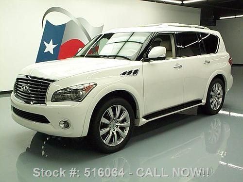 2012 infiniti qx56 theater sunroof nav dvd rear cam 30k texas direct auto