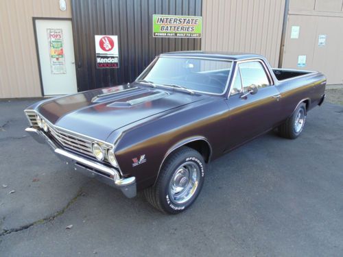 1967 chevy chevelle el camino, 396,4 speed, 12 bolt possi, buckets, console,