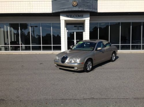 2003 jaguar s-type base sedan 4-door 3.0l champagne color , tan leather, sunroof