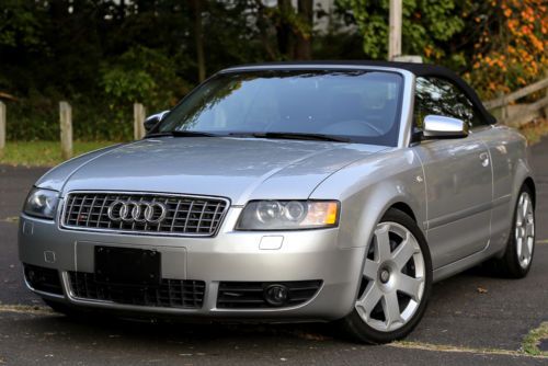 2004 audi s4 v8 6speed manual quattro awd convertible cabriolet serviced 64k mi