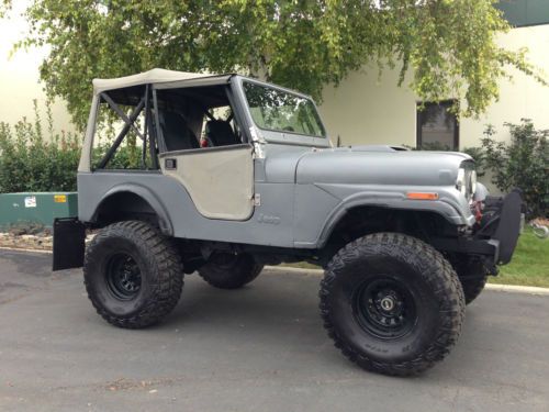 **must see** custom 1976 cj5 4x4 **diesel** 5 speed lifted 35&#039;s cj 5